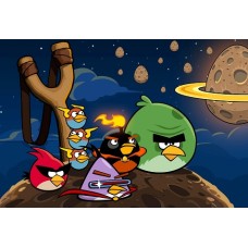 A4Angr6 Vafa Angry birds Space 30x20cm